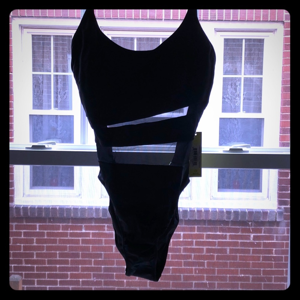 Summersalt black one piece swimsuit.